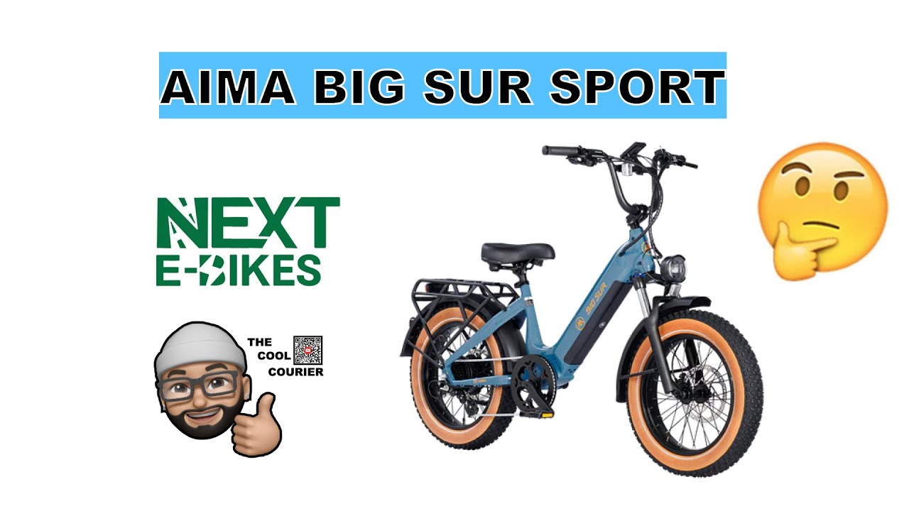 The Cool Courier Tries E-Bikes 🚴🏾‍♂️ For The 1st Time! | Aima Big Sur Sport⚡️🚲 | Next E-Bikes