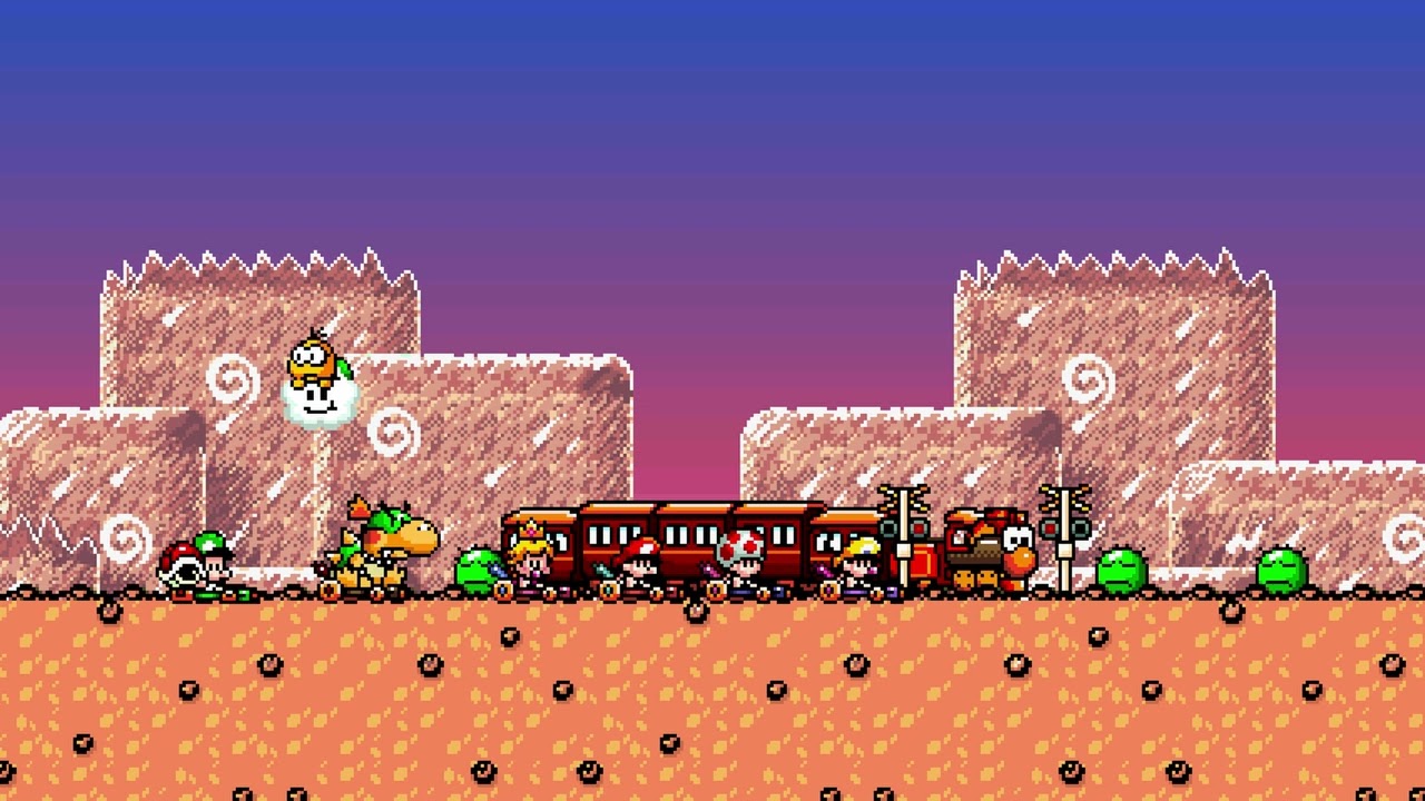 Mario Kart 64 - Kalamari Desert (Yoshi's Island + Super Mario Kart Sounfonts)