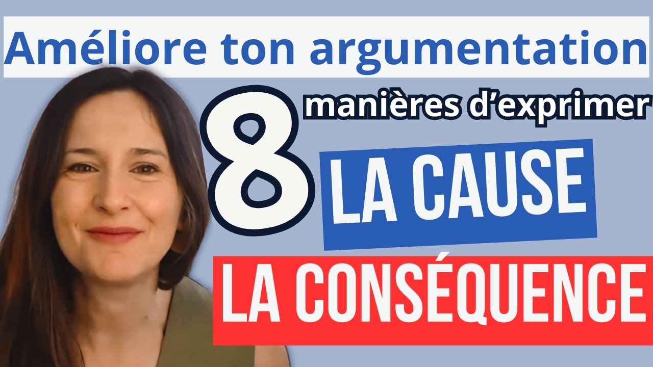 DELF B2-DALF👉Améliore ton expression avec ces verbes de cause et conséquence   #VocabulaireFrançais