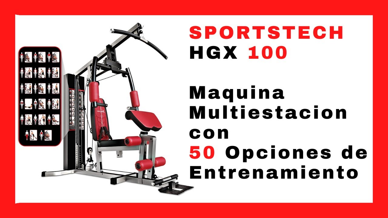 M&aacute;quina de Gimnasio SPORTSTECH HGX100 Posibilidades de Entrenamiento ILIMITADAS