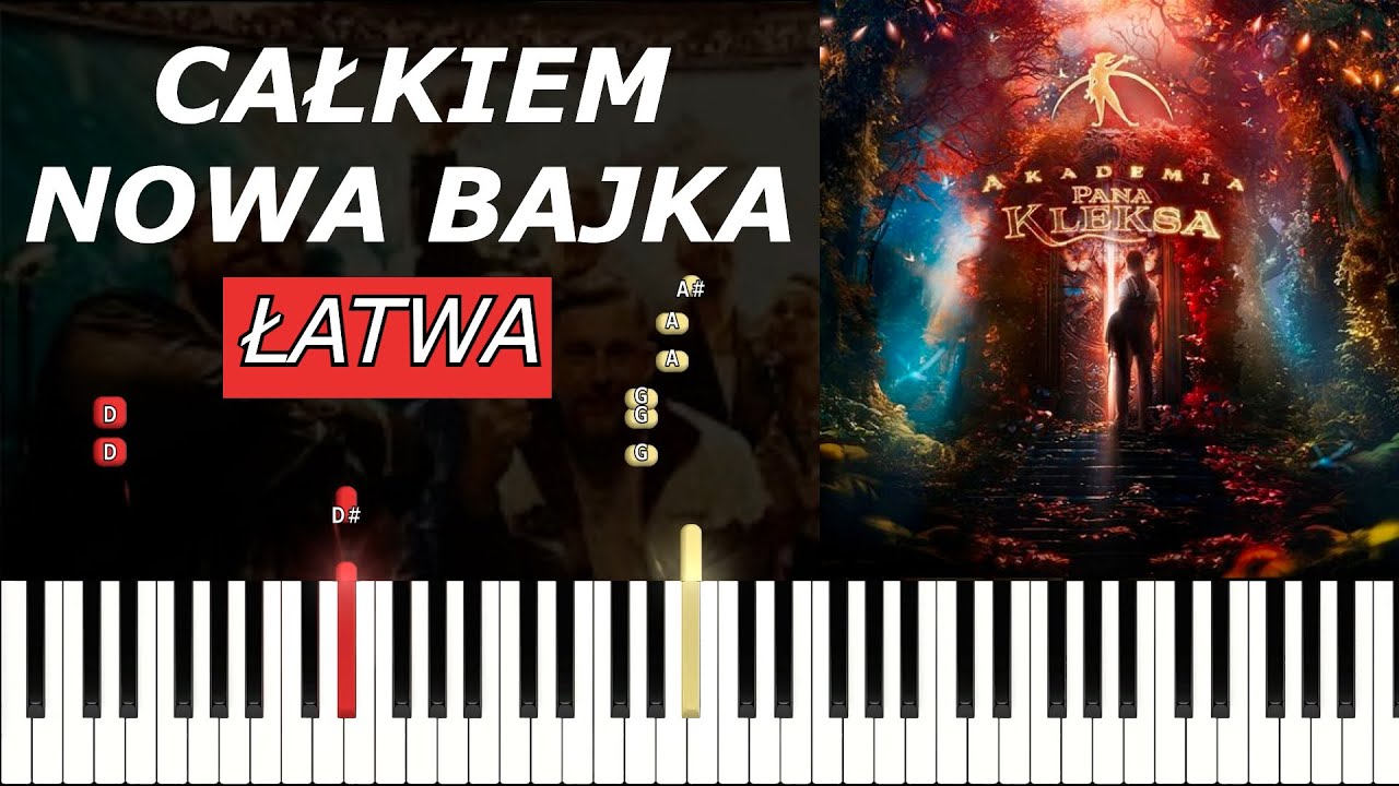 Całkiem Nowa Bajka ŁATWA - Kleks | Piano Tutorial