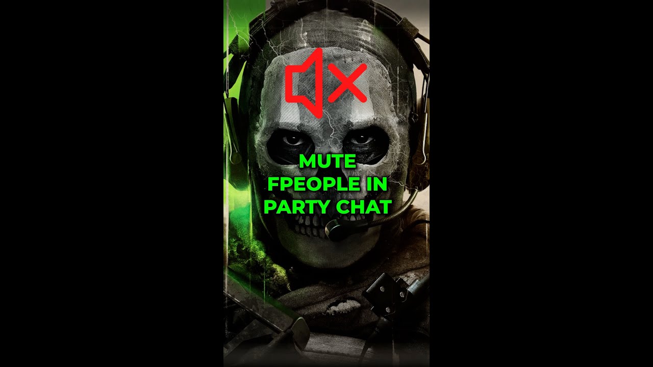 HOW TO MUTE PEOPLE IN PARTY MW2