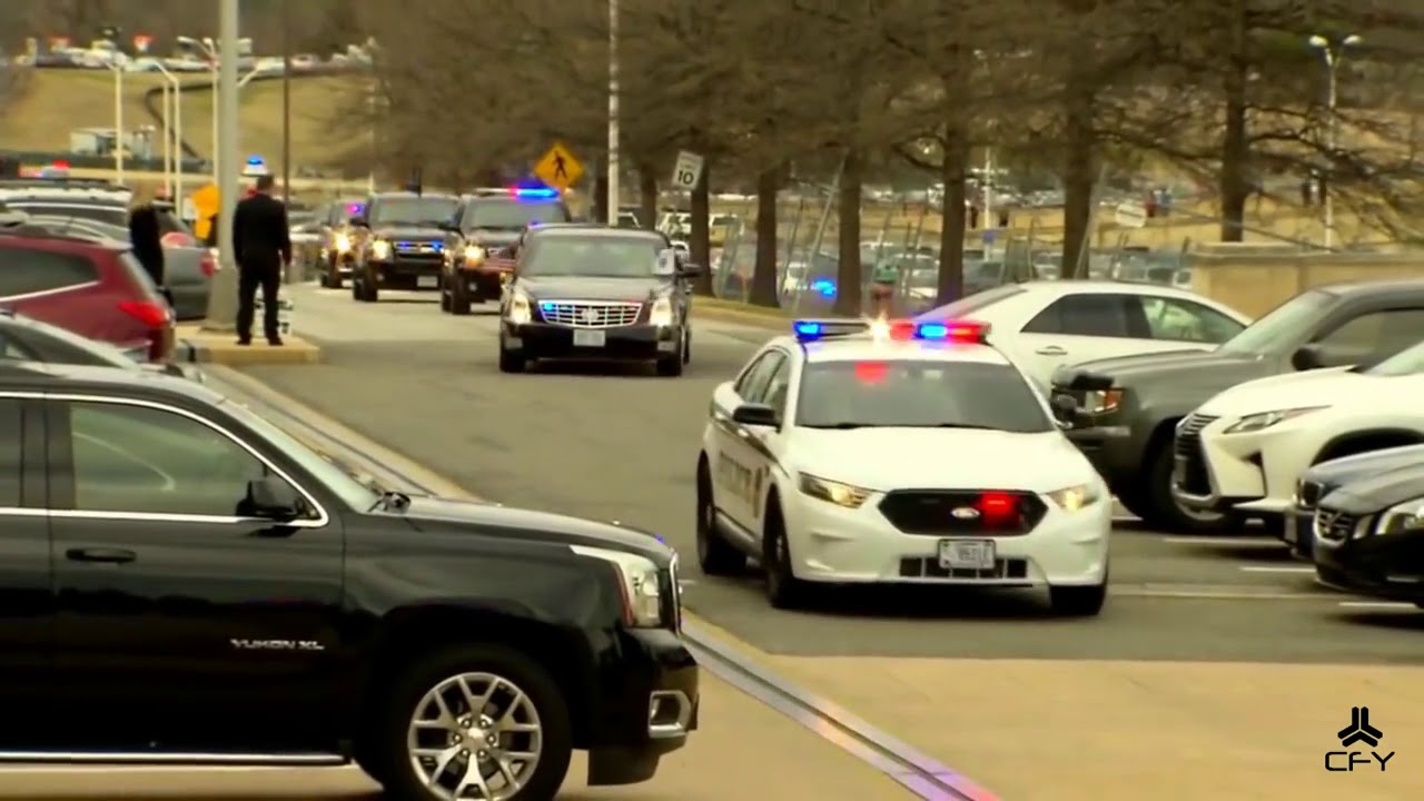 Putin, Obama, Trump, Modi  Motorcade