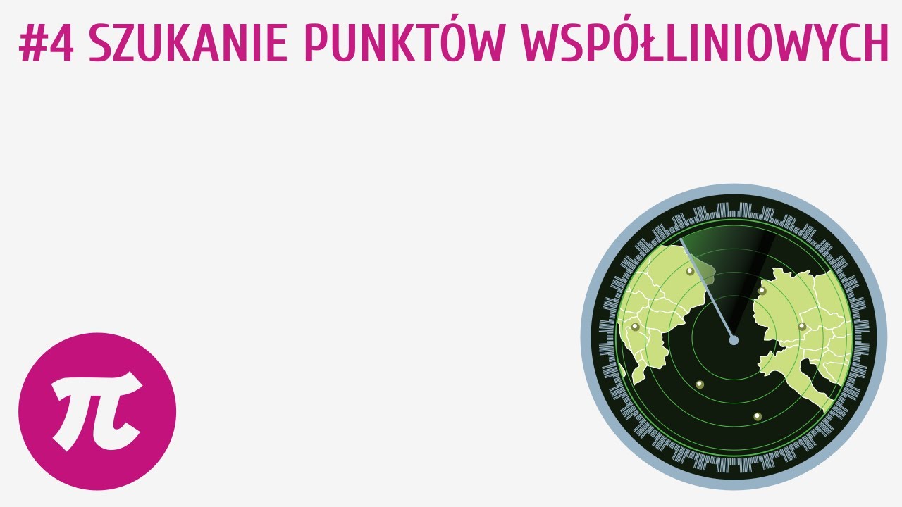 Szukanie punktów współliniowych #4 [ Układ współrzędnych ]