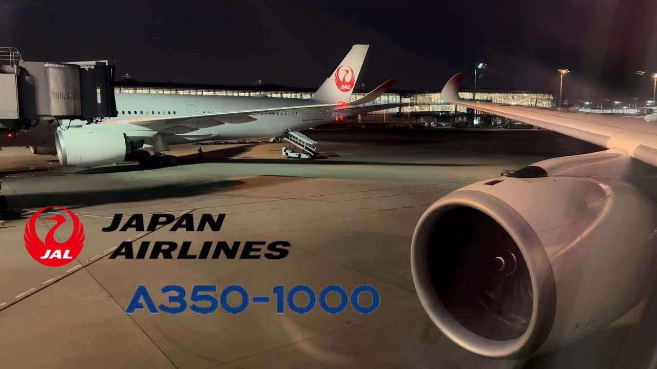 [4K]Reverse Direction Takeoff: JAL A350-1000 Departure from Haneda
