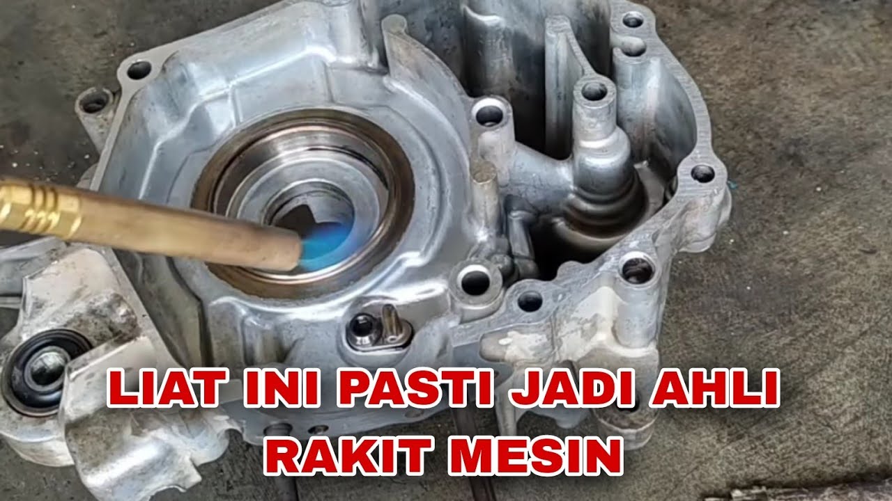 COCOK UNTUK PEMULA RAKIT MESIN BEAT NEW GENIO SCOOPY KOJ SAMPAI MESIN HIDUP LENGKAP