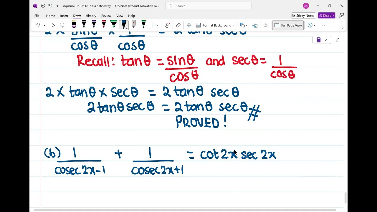 EDEXCEL GCE QUESTIONS (EP 06) || TRIGONOMETRY