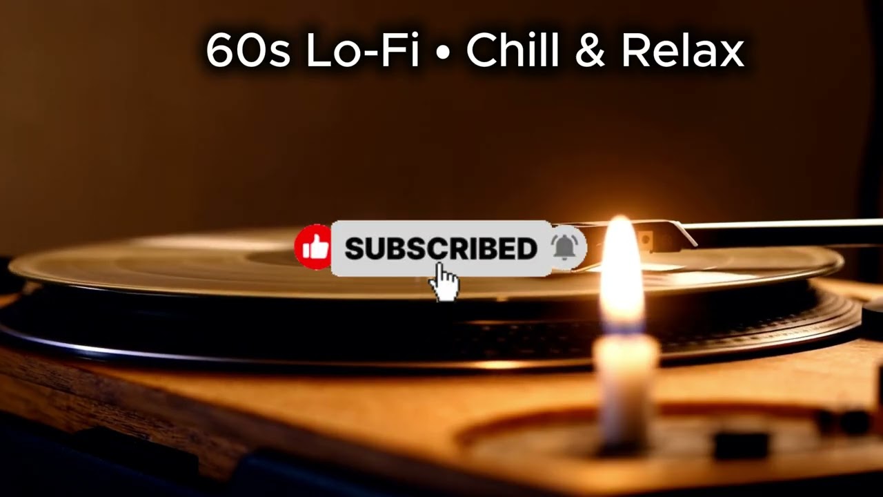 60s Lofi Vibes – 1 Hour Retro Chill Mix | Vintage Aesthetic Beats for Study, Relax & Focus