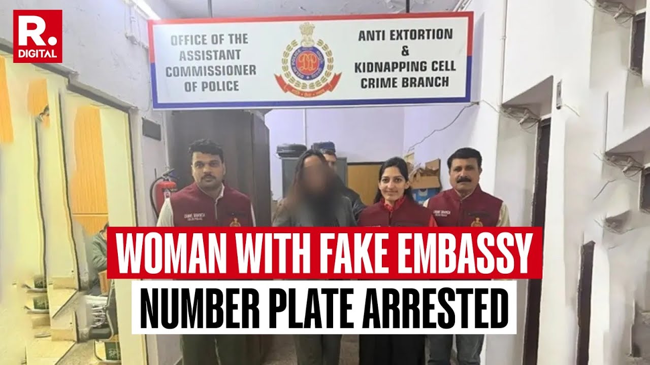 Delhi Police Arrests Woman With Fake Diplomatic Number Plate Ahead Of Republic Day