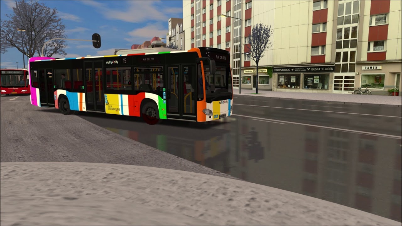 [OMSI 2] Time Lapse - Passage de bus à Luxembourg-Gare