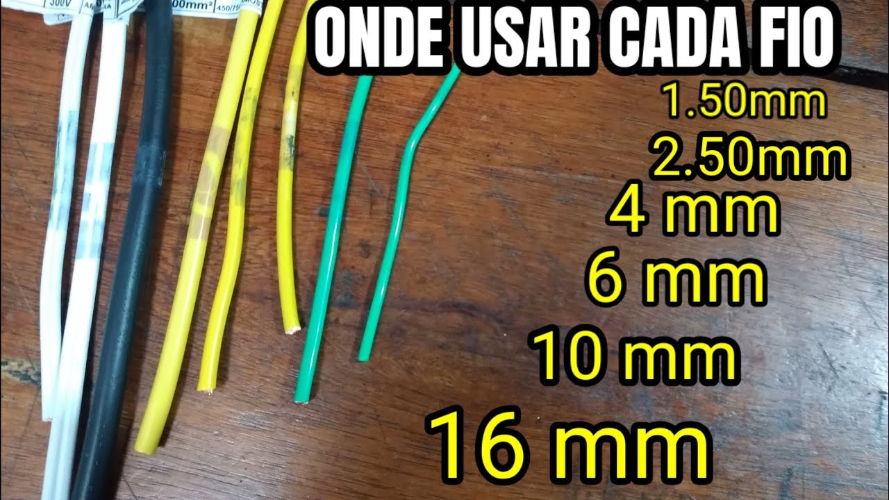 ONDE USAR CADA FIO? TOMADAS, CHUVEIRO, TORNEIRA ELÉTRICA, REDES VEM VOU TE MOSTRAR