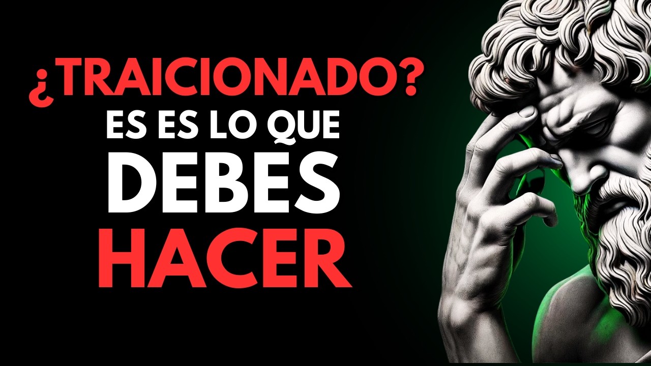 ¿TRAICIONADO? Aquí está la RESPUESTA Estoica para SOBREVIVIR