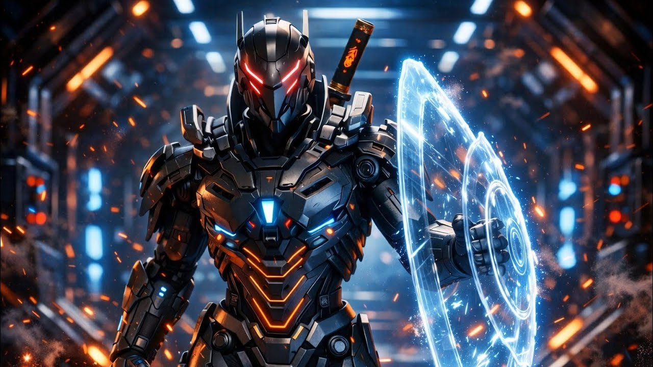 Ancient Puppet Awakens as Nano Warrior – Epic AI Sci-Fi Battle 4K