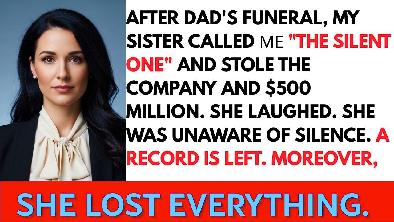 My Sister Stole My Company & $500M After Dad’s Funeral — Until the Lawyer Spoke Up