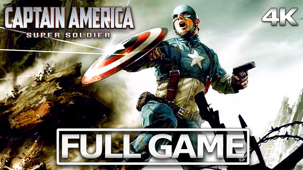 CAPTAIN AMERICA SUPER SOLDIER Full Gameplay Walkthrough / No Commentary【FULL GAME】4K 60 FPS UHD