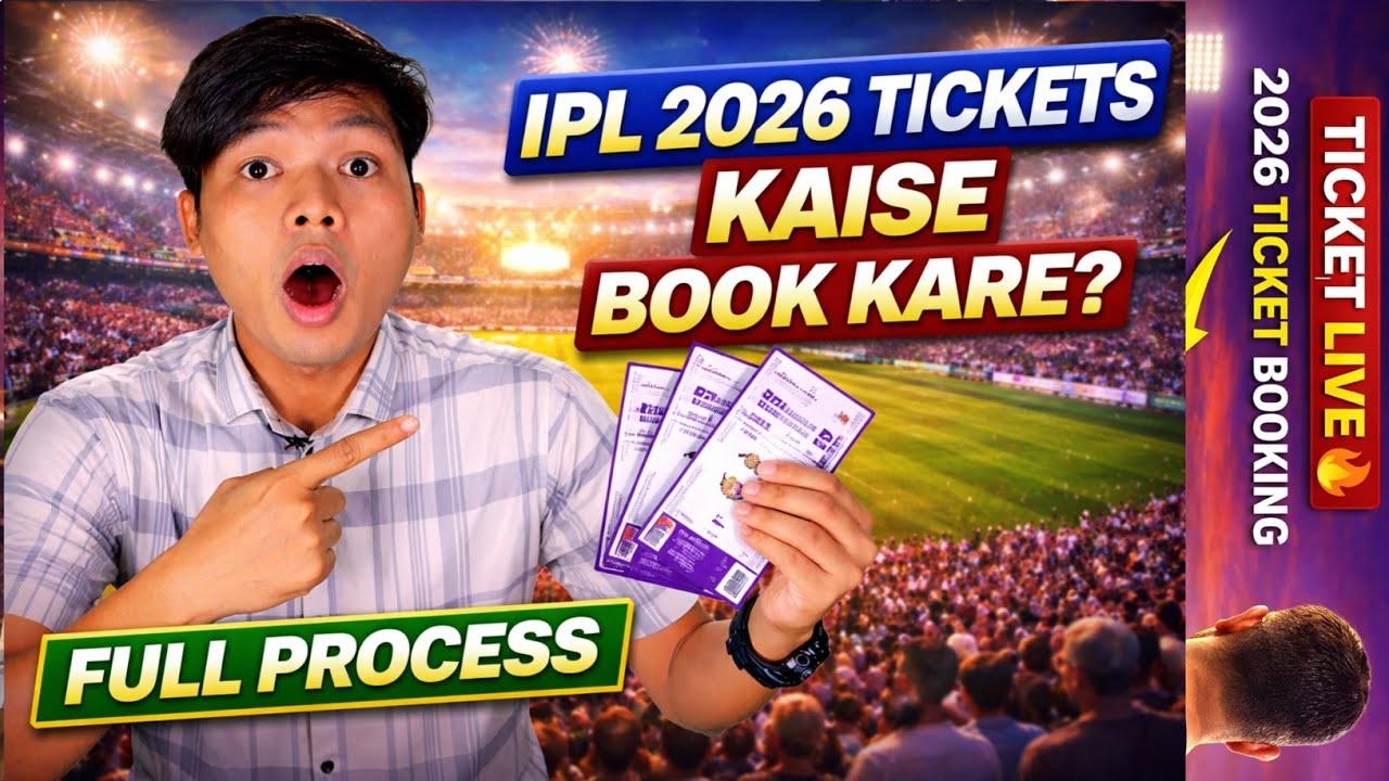 How To Book Ipl Tickets Online 2026 | Book Ipl Tickets 2026 online | bookmyshow ticket booking