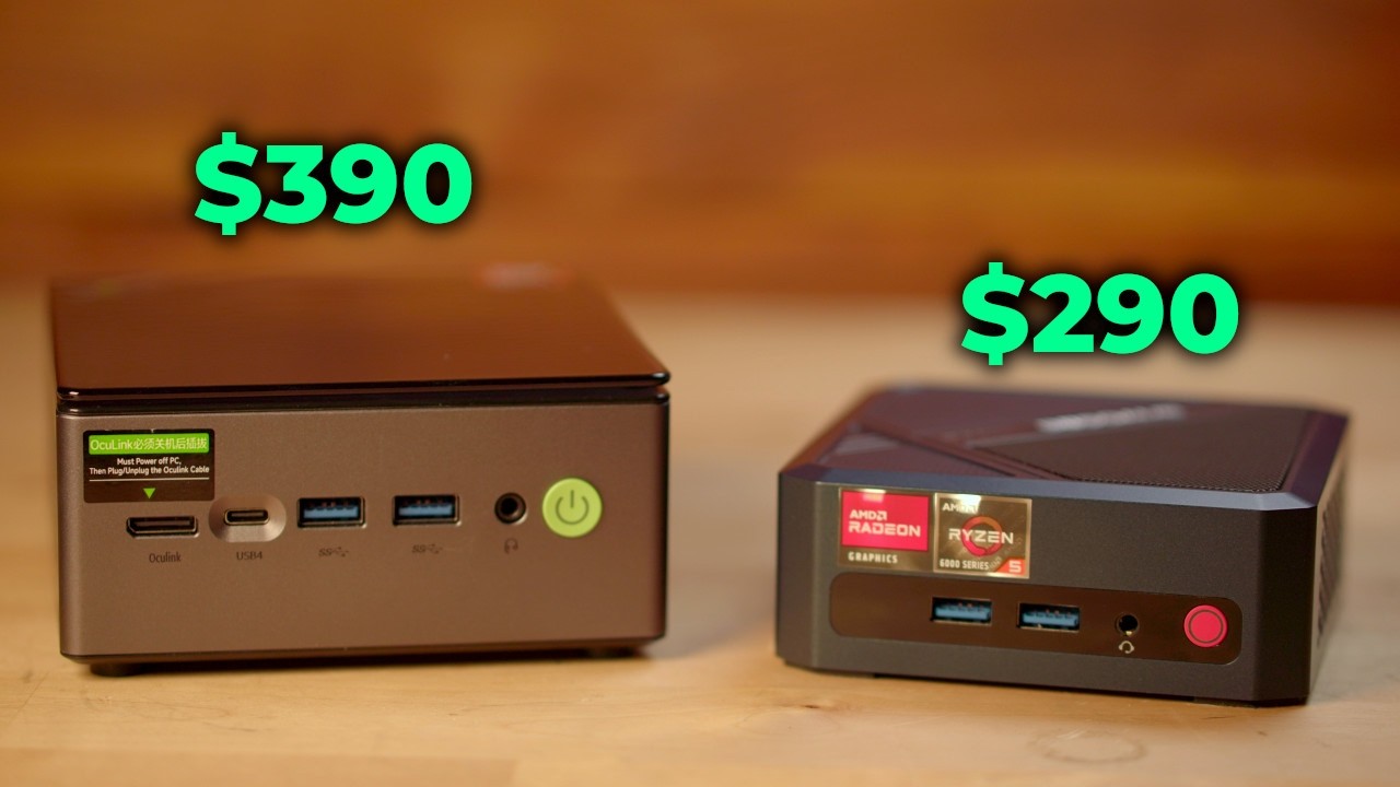 $290 VS $390 Mini PC | What Difference Does $100 Make? | BOSGAME P5 vs GMKtec M7