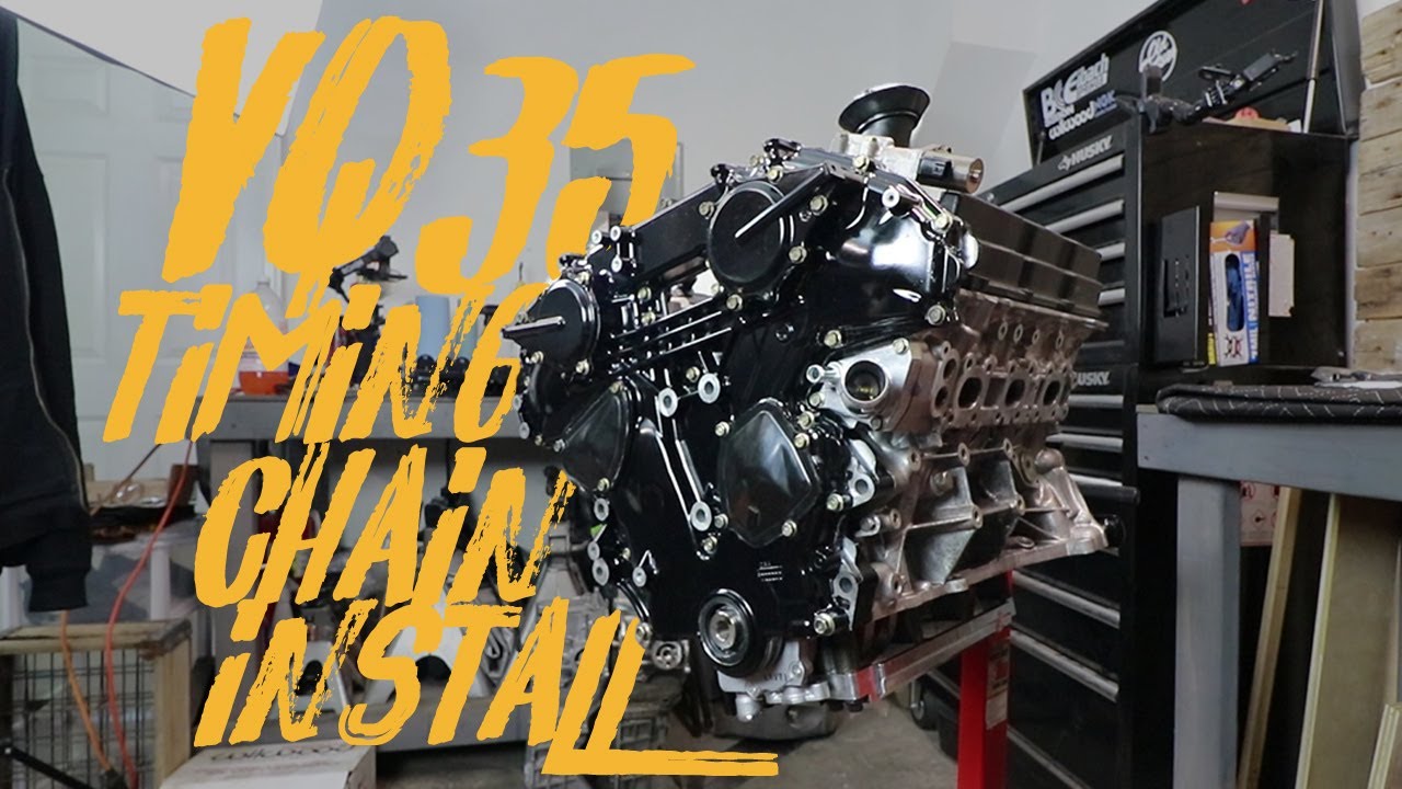 VQ35 Timing Chain Install | VQ35 Engine Build Part 3