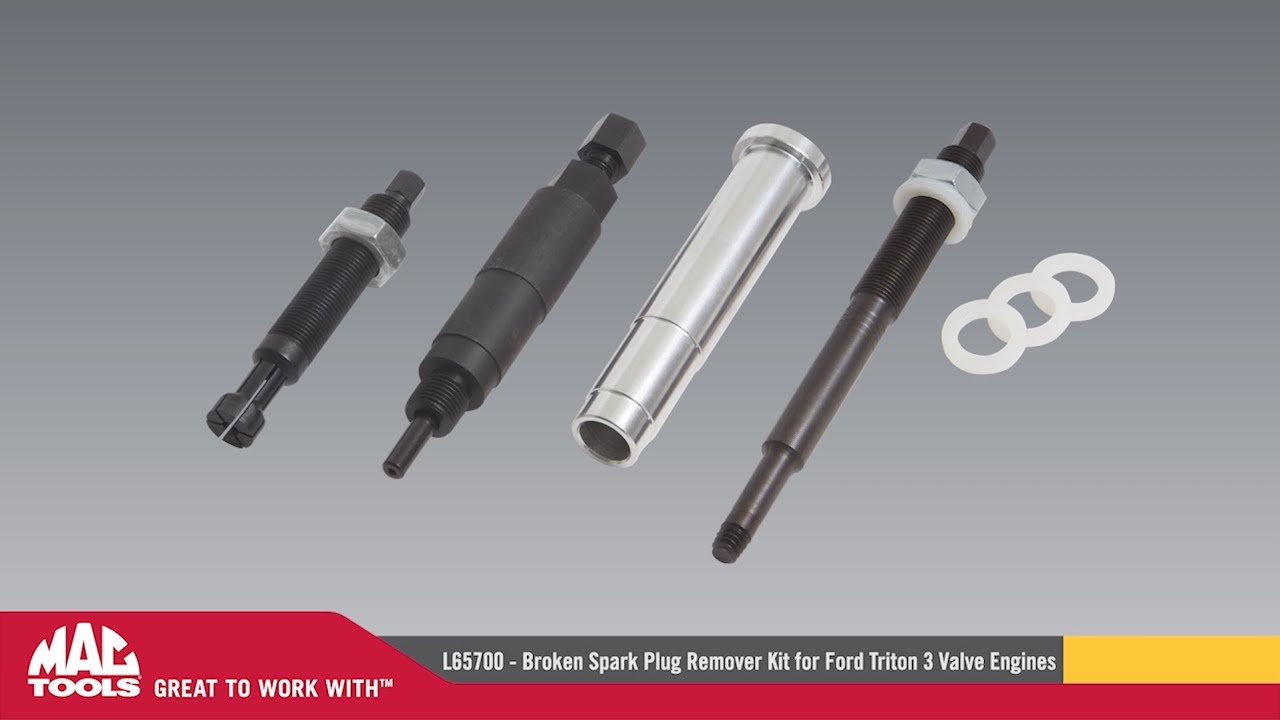 L65700 | Broken Spark Plug Remover Kit for Ford Triton 3 Valve Engines | Mac Tools®