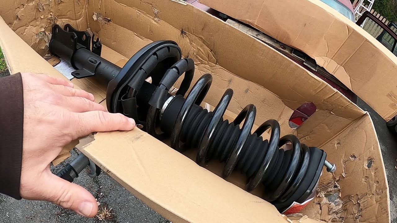 Replacing the rear struts on a 1998 Toyota Camry