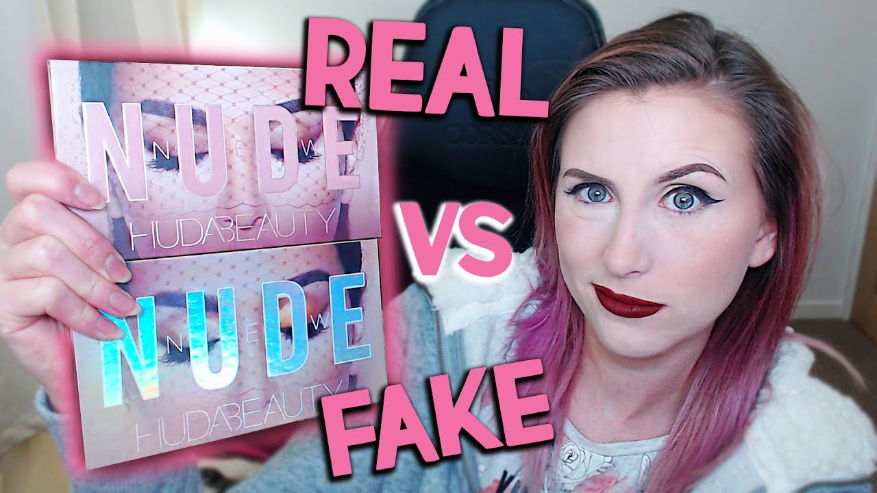 FAKE VS REAL | New Nude HudaBeauty Palette
