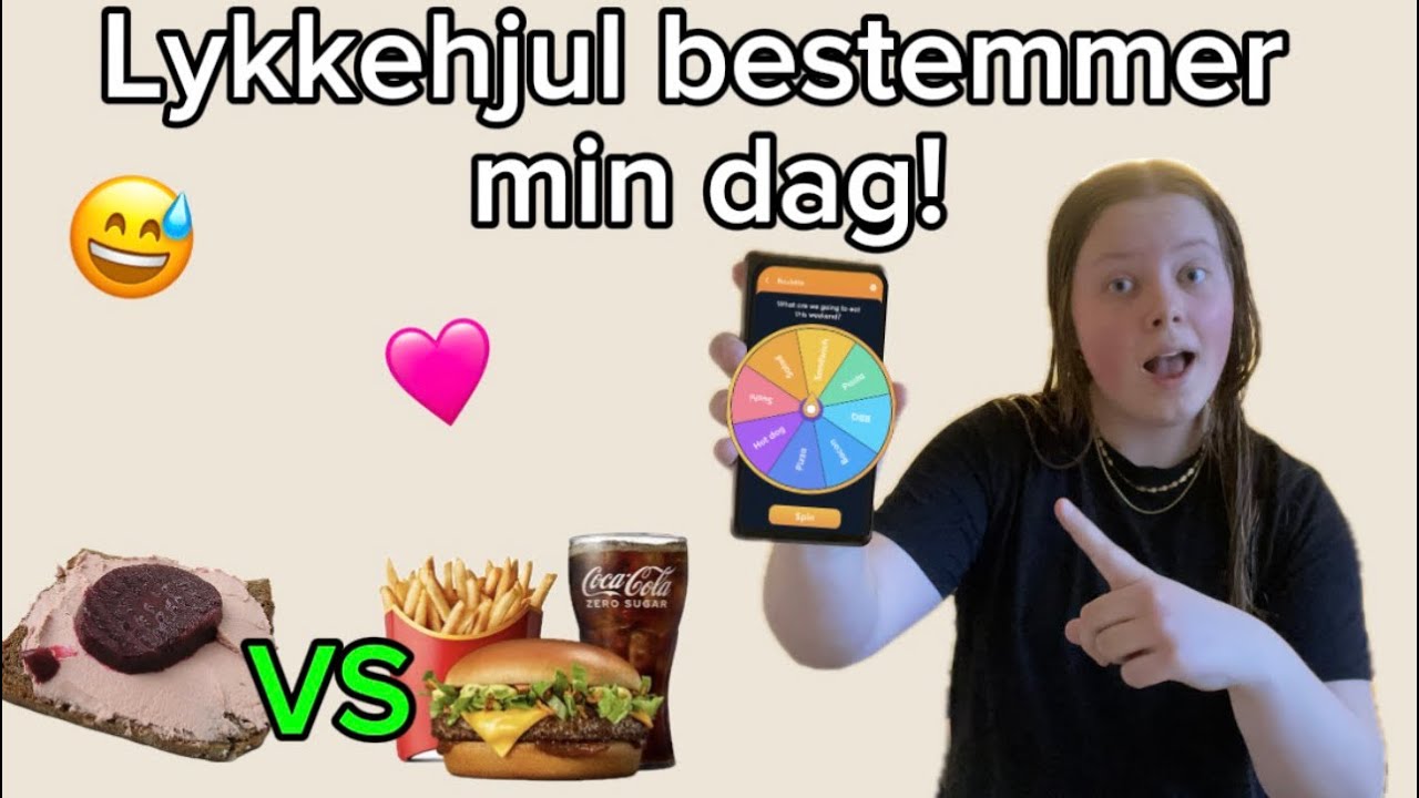 Lykkehjulet bestemmer min dag/ A Day in my Life 🎀