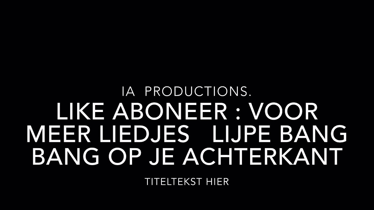 Lijpe - Bang Bang (Op Je Achterkant) ft. Hef