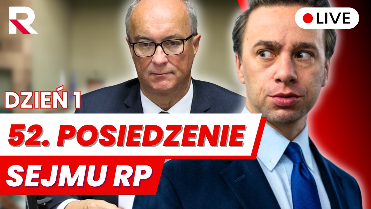 🔴 52 posiedzenie Sejmu RP dzień pierwszy 25.02.2026 - Transmisja na ŻYWO z obrad Sejmu 🔴