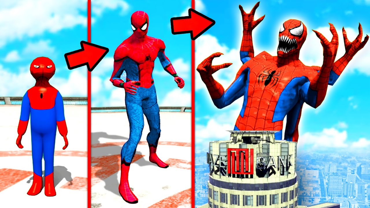 GTA 5 - SPIDERMAN zu SPIDERGOTT upgraden!!
