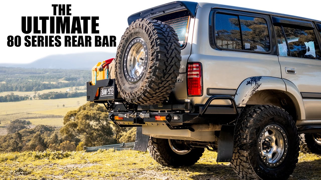 The BEST 80 Series Landcruiser Rear Bar EVER! High Clearance Tow Bar