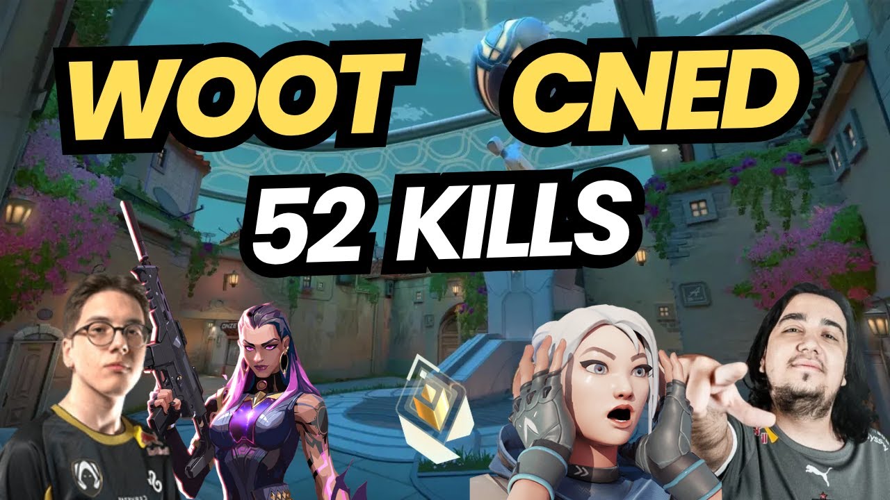 WOOT VE CNED AYNI TAKIMA DÜŞÜP REYNA VE JETT ALIRSA ! | İKİLİDEN 52 KILL ŞOV RADIANT RANKED VALORANT
