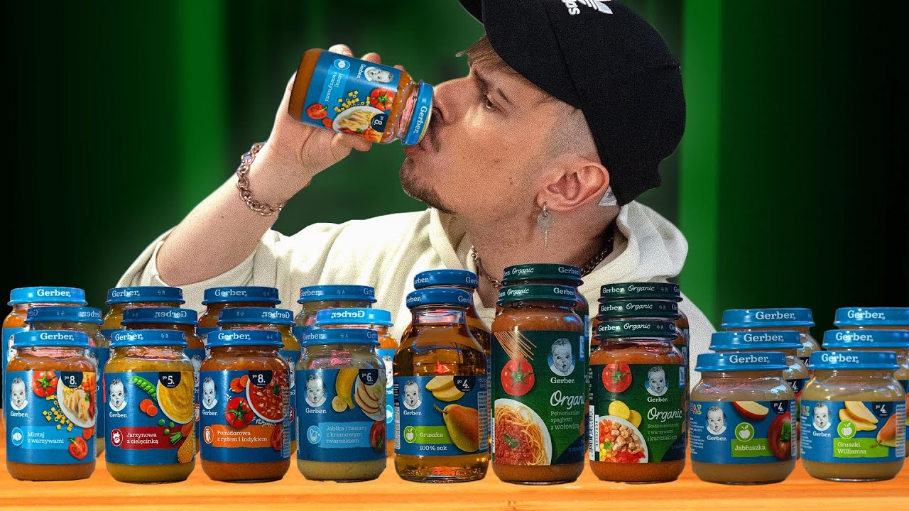 Zjedliśmy WSZYSTKIE DANIA GERBER DLA DZIECI!