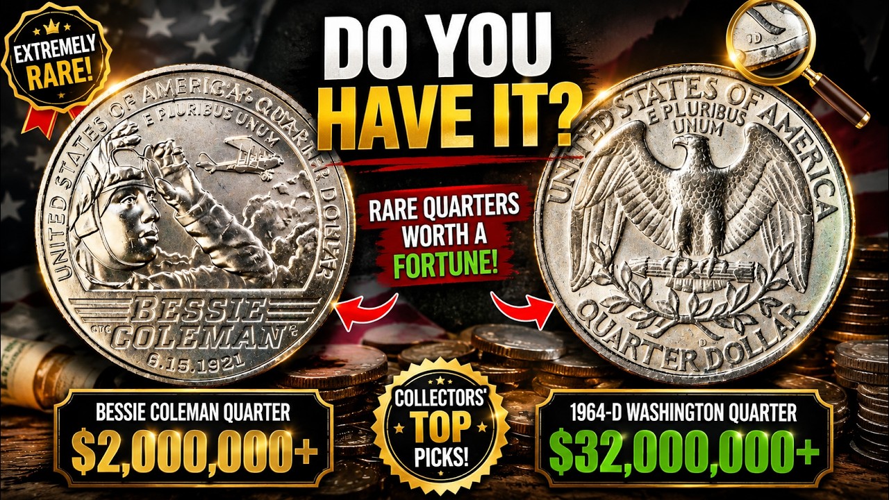 Million Dollar Quarter Coins &ndash; Most Valuable Rare Quarter Dollar Coins Worth Big Money!