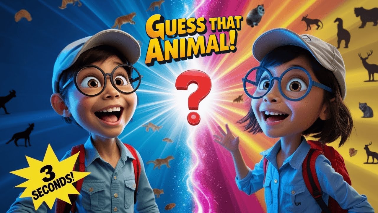 Guess That Animal! Can You Name These Animals Before They're Revealed? | Fun Kids Educational Video