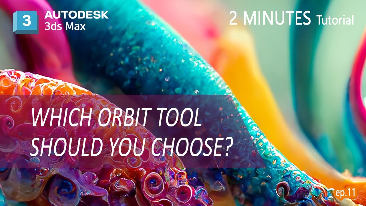 ░▒▓ 3ds Max lesson: 🥽 Orbit tools explained | 3ds Max navigate like a pro tutorial part 2