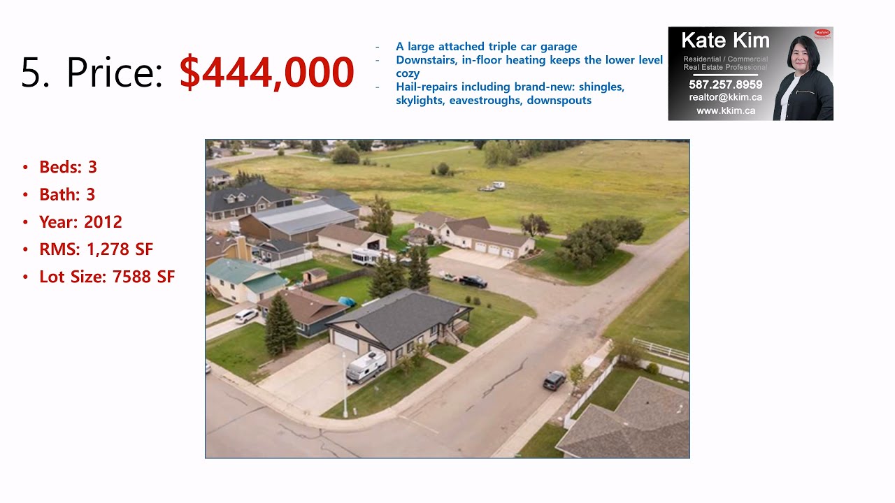 Comfort, Space & Value | Homes Under $450K Near Lethbridge in Cardston, Alberta —Kate Kim