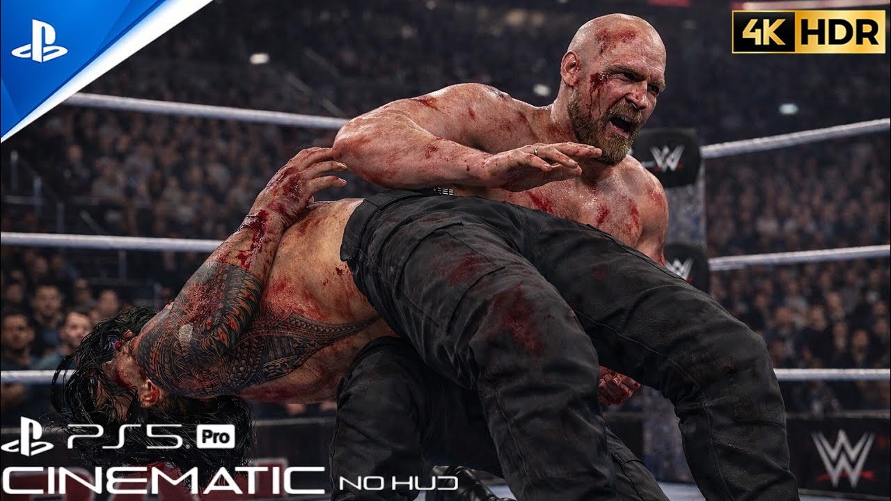 Roman Reigns vs Dean Ambrose – Very Intense Match | WWE 2K25 | PS5 PRO 4K | Cinematic No HUD