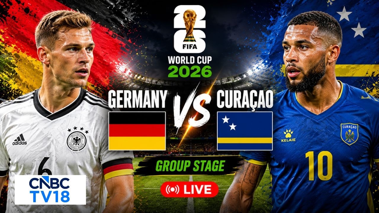 🔴 FIFA World Cup 2026 LIVE: Germany vs Cura&ccedil;ao At NRG Stadium, Houston | Musiala | Wirtz | N18G