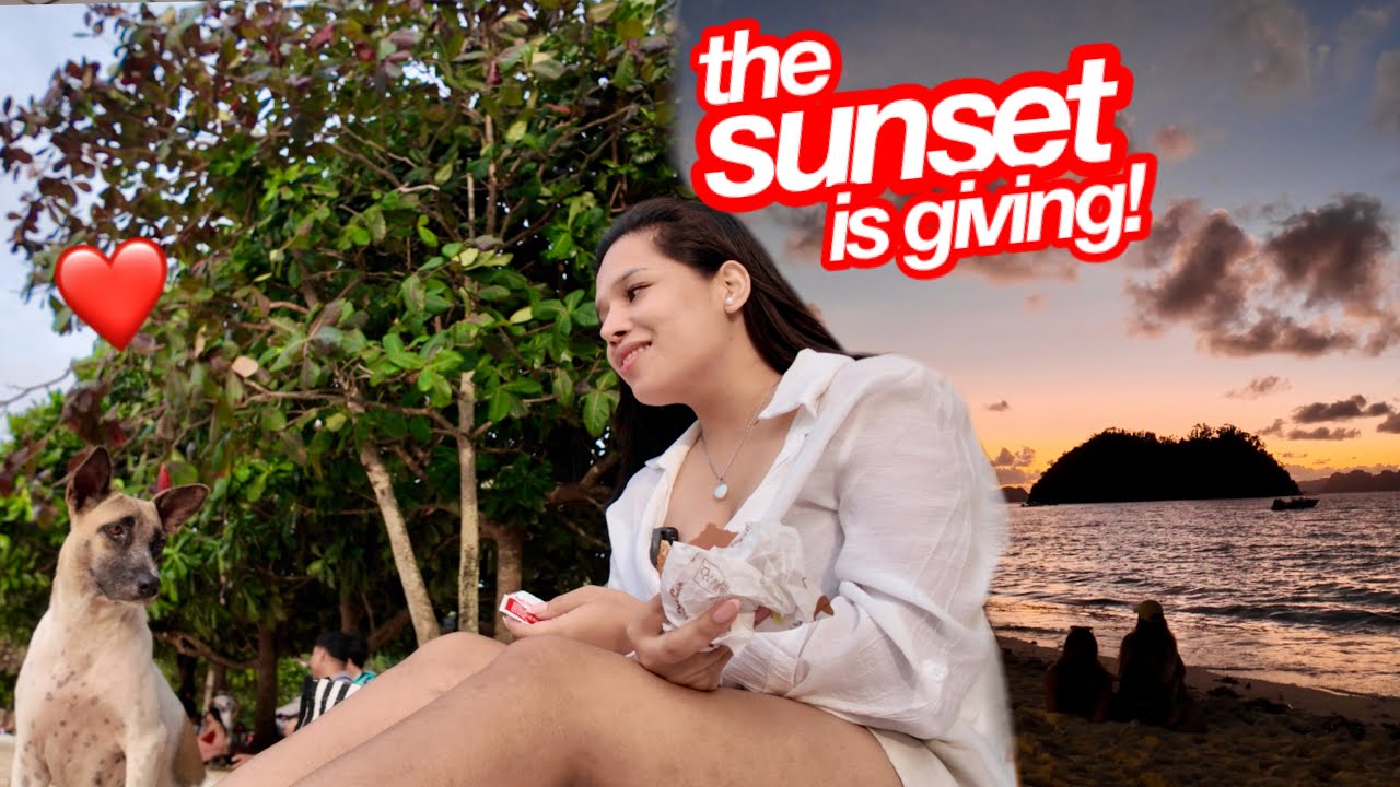 PUMUNTA SA PINAKA MAGANDANG BEACH SA EL NIDO PALAWAN! 🏖️ (SOBRANG GANDA NG SUNSET!)