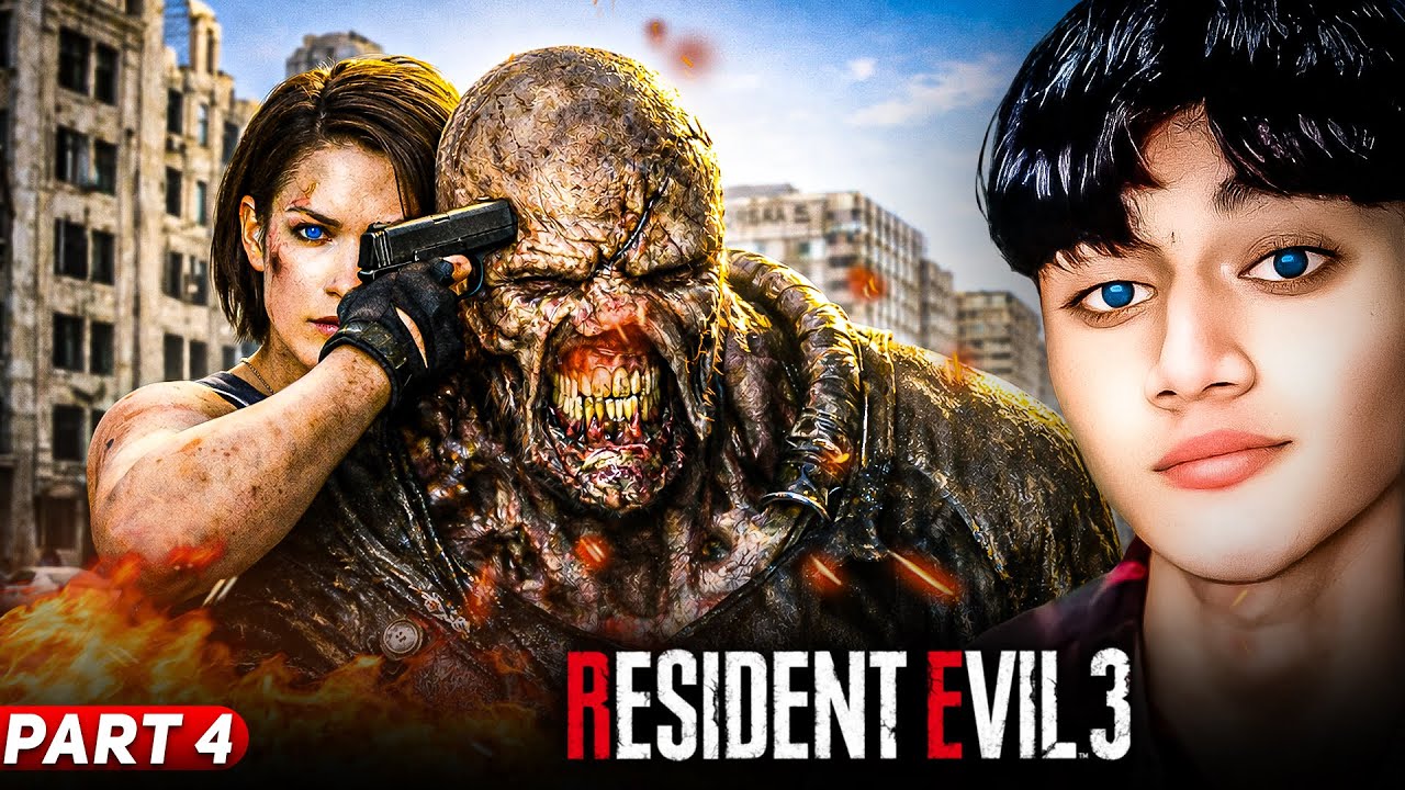 Boss Fight With Nemesis - Resident Evil 3 Gameplay #4 - AR Gaming World