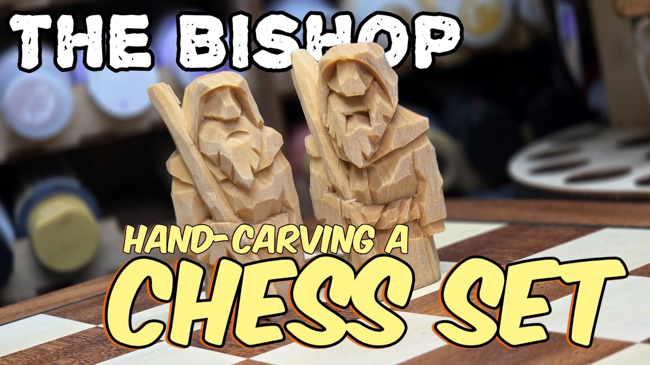 Carving a Fantasy Chess Set -- The Bishop