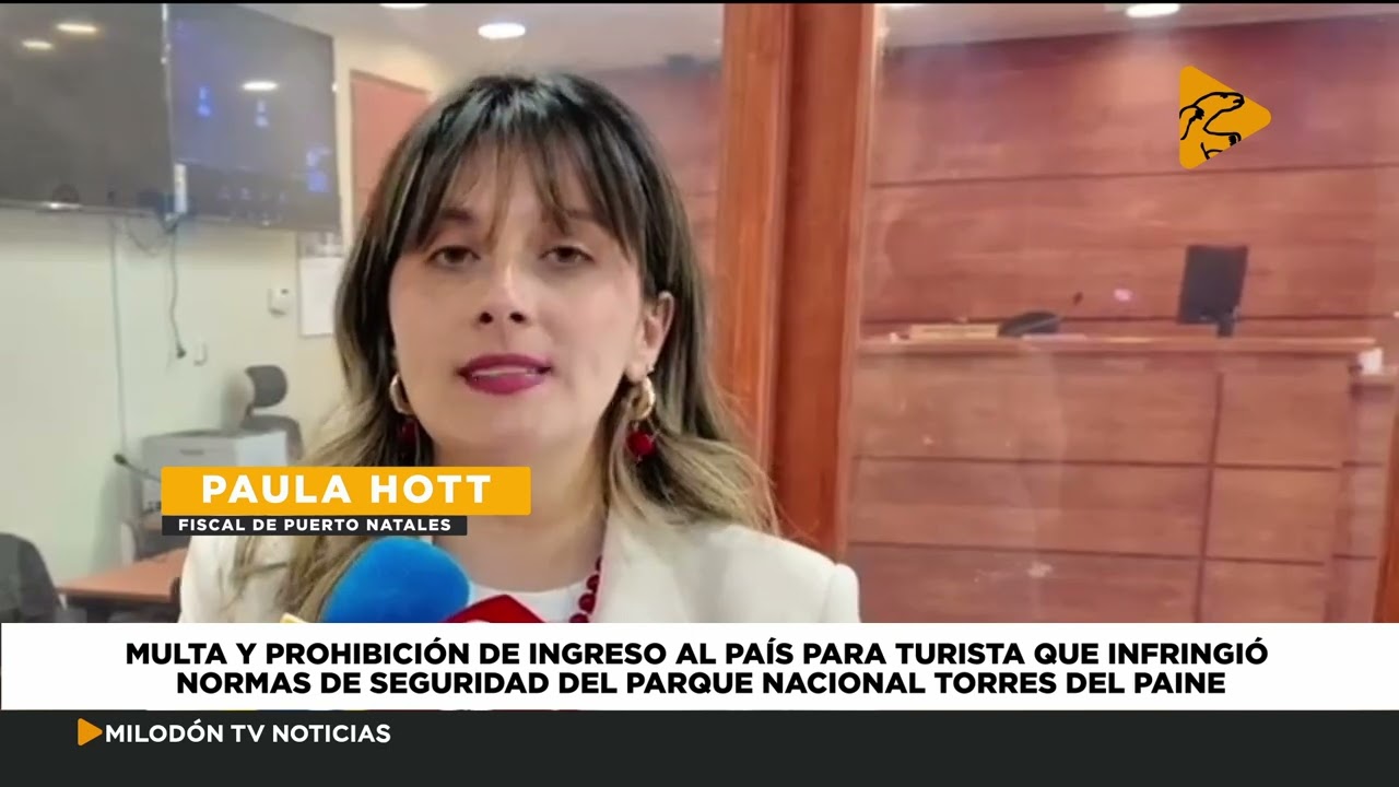 Turista sancionado con $2.000.000 y prohibición de ingreso a Chile por 3 años