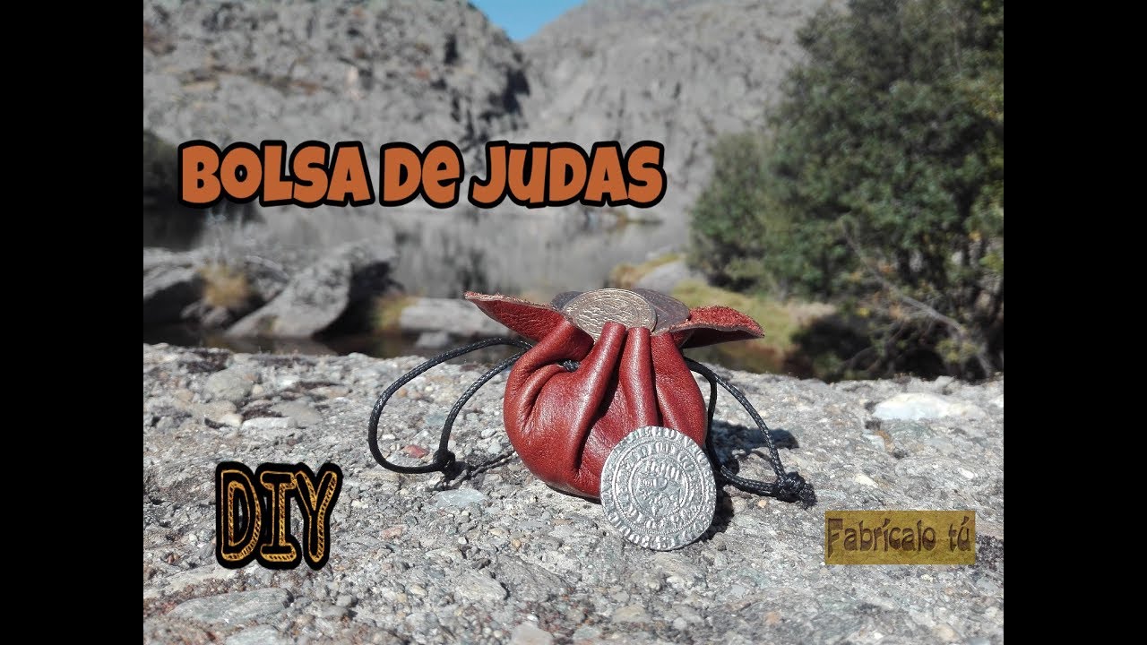 Como hacer una bolsa de judas artesanal en cuero.//Fabrícalo tú//.