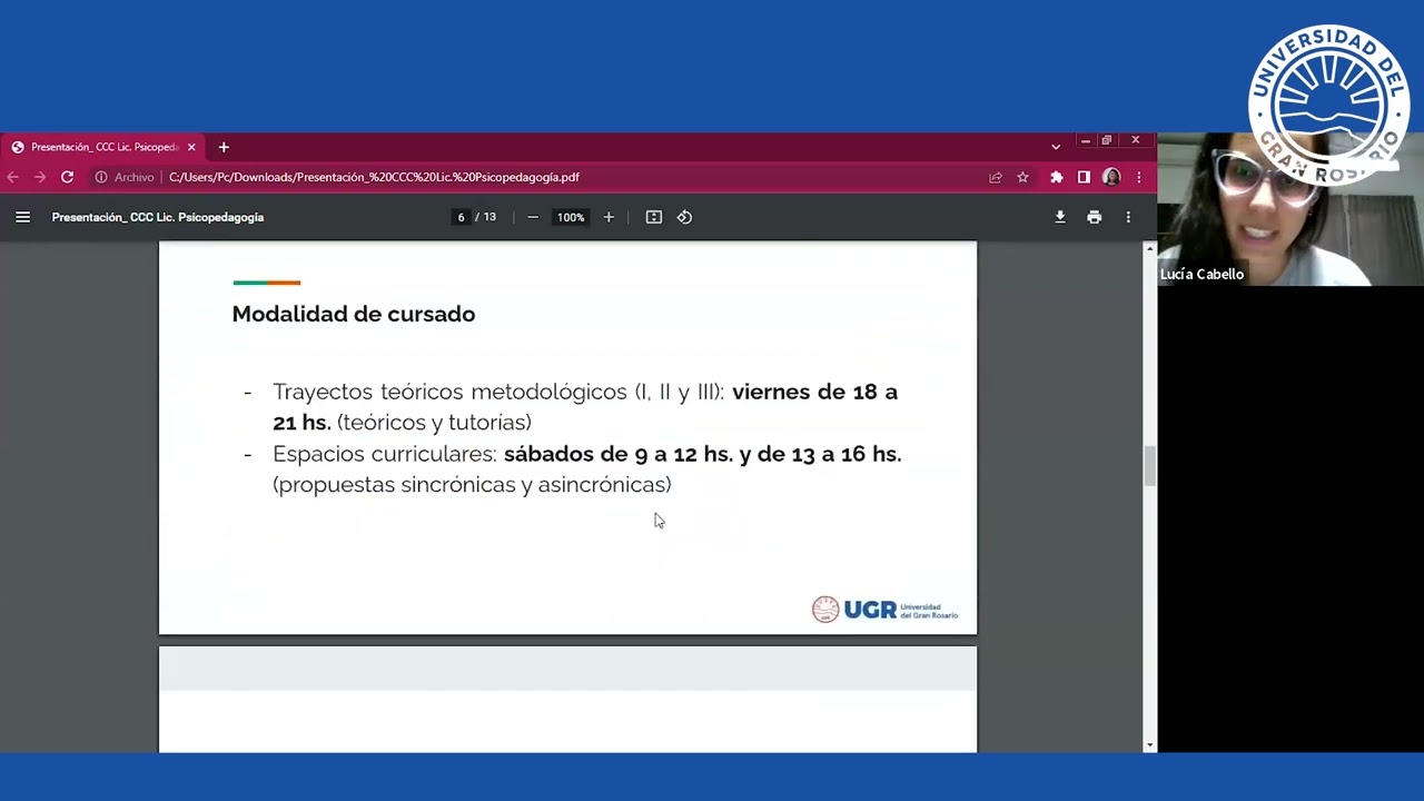 Ciclo Licenciatura en Psicopedagogía