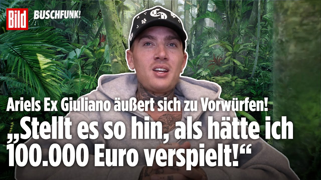 DSCHUNGELCAMP: Ariel-Ex Giuliano Hediger äußert sich zu Casino-Vorwürfen! | Buschfunk-Clips Tag 5