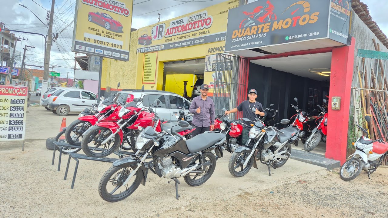 DUARTE MOTOS NOVAS E USADAS MAIS BARATAS EM ARAPIRACA ALAGOAS #nordeste 