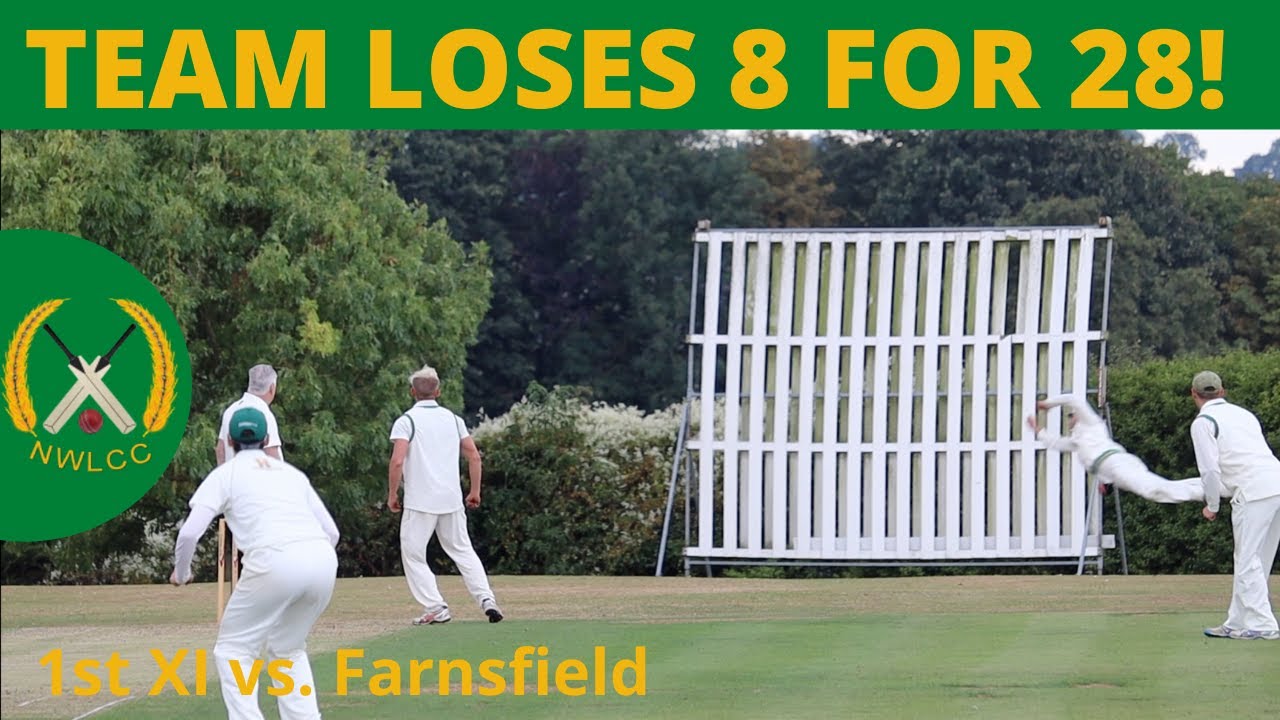 TEAM LOSES 8 FOR 28! | Cricket highlights w/ commentary | NWLCC 1sts v Farnsfield 1sts | S1 ep19