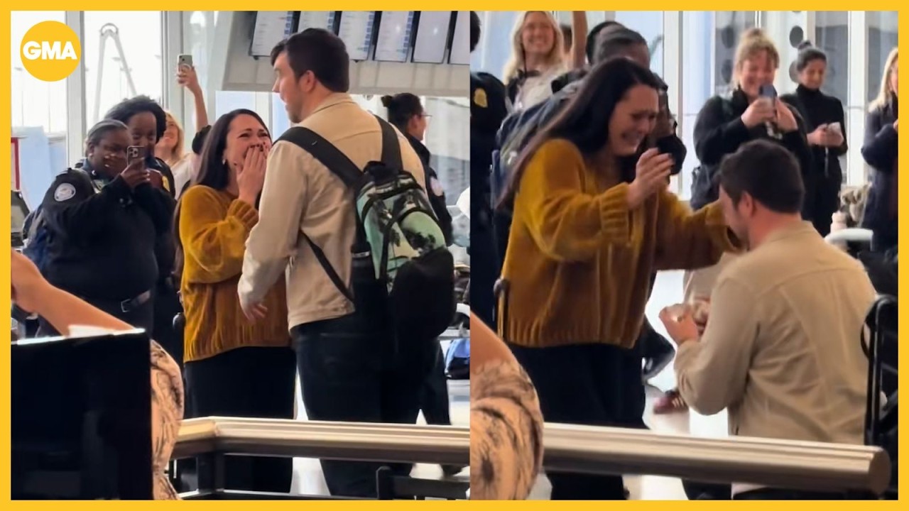 Airport Chili's proposal goes viral