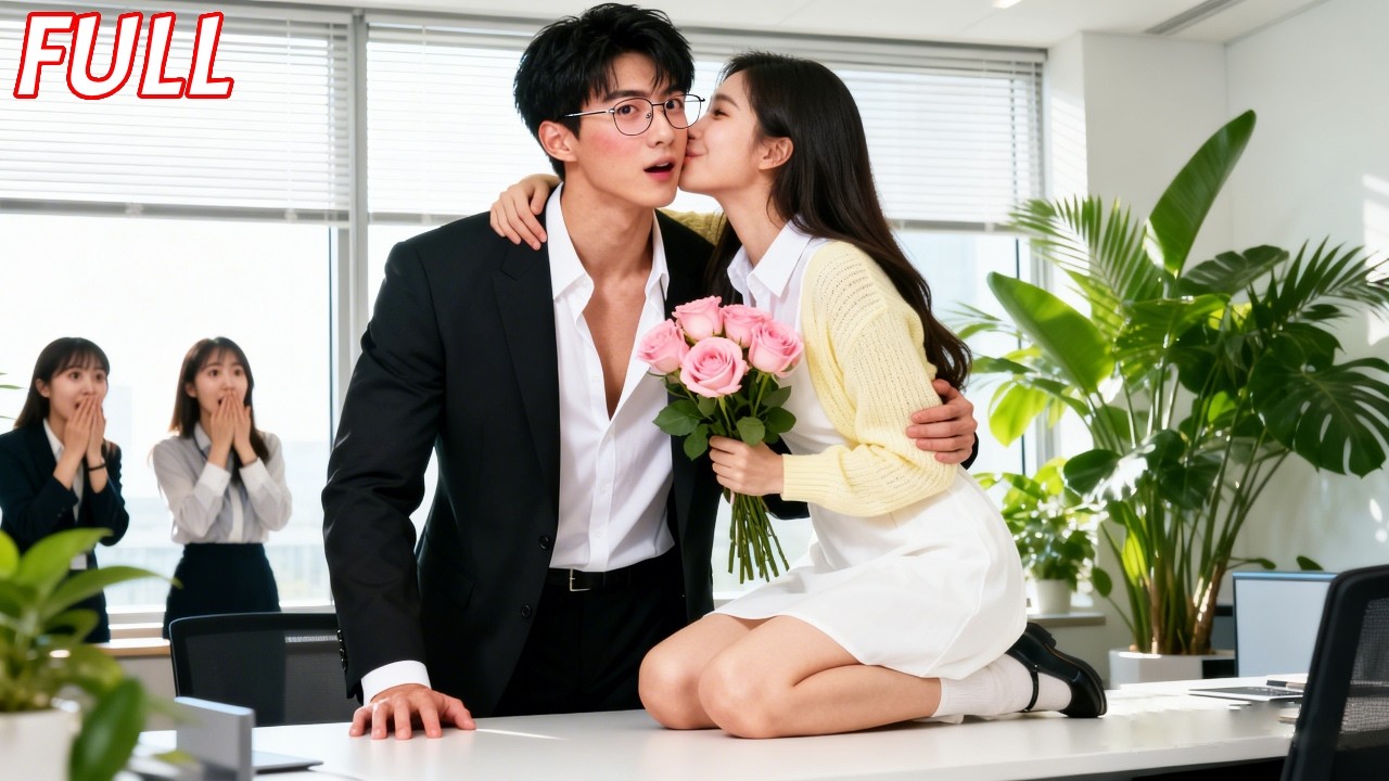 總裁嫌她不夠大膽💥！隔天女孩當眾告白💓還當眾親一口💋冷面總裁瞬間臉紅失語😳🔥#chinesedrama #drama #全集短劇 #甜宠