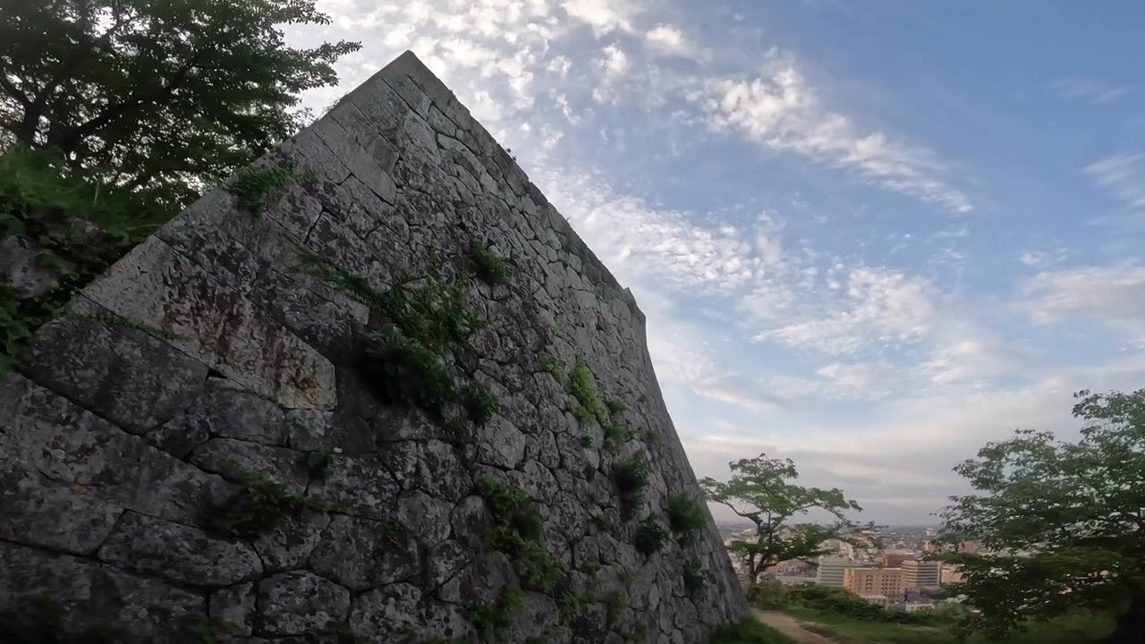 米子城跡　湊山公園 夕日03